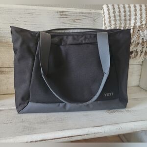 YETI Black and Gray Tote Bag